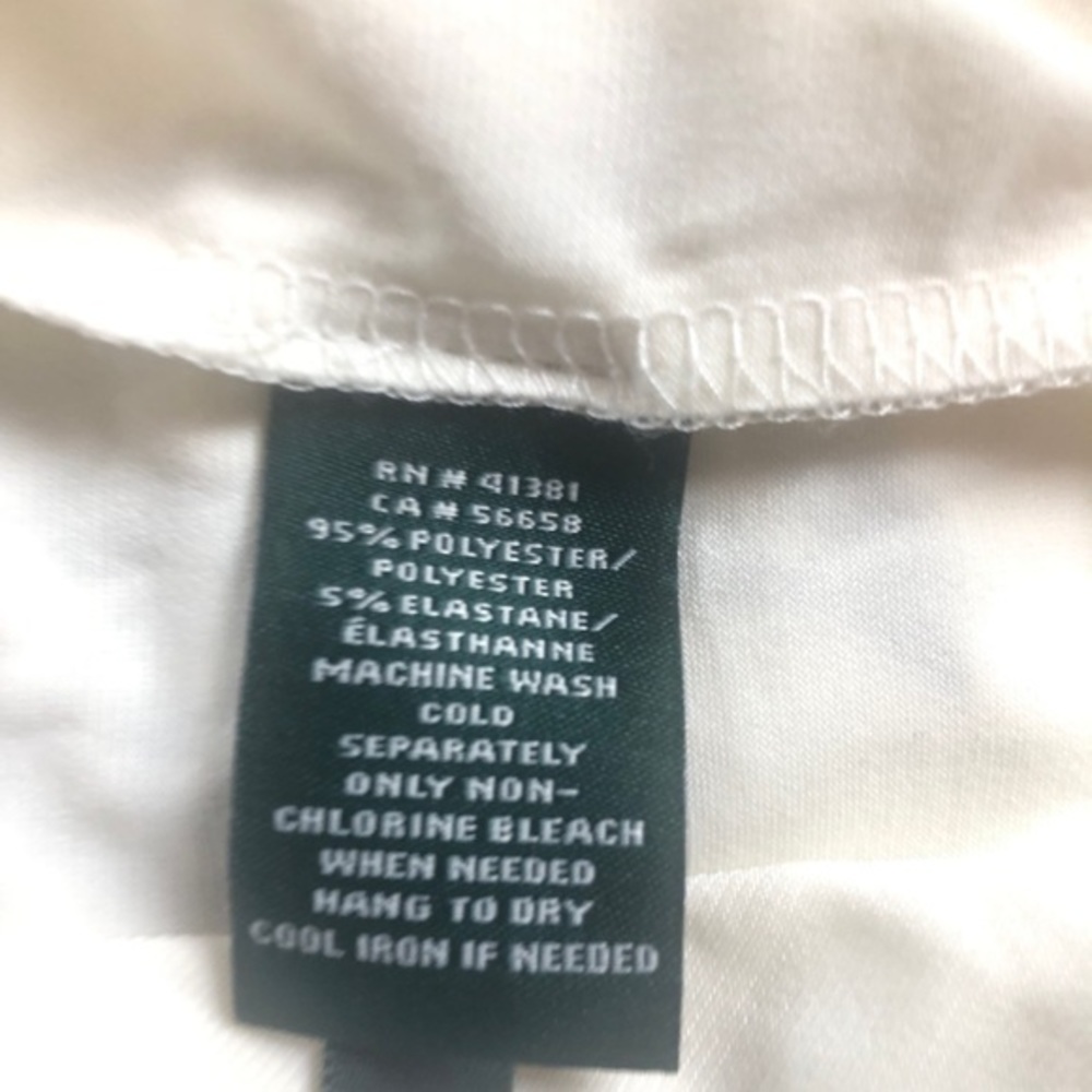 Women’s Lauren Ralph Lauren Black Cocktail Dress‎ White Border Print. - Picture 7 of 7
